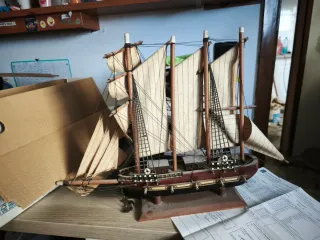 Maqueta Barco Goleta Española