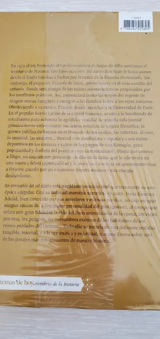 Libro en compañía del sol de Jesús Sánchez Adalid