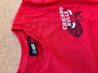 Camiseta Chicago Bulls Roja Talla S