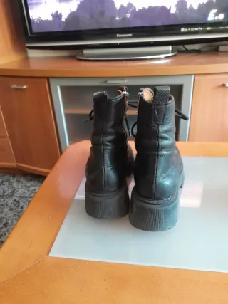 Botines piel negros talla 37