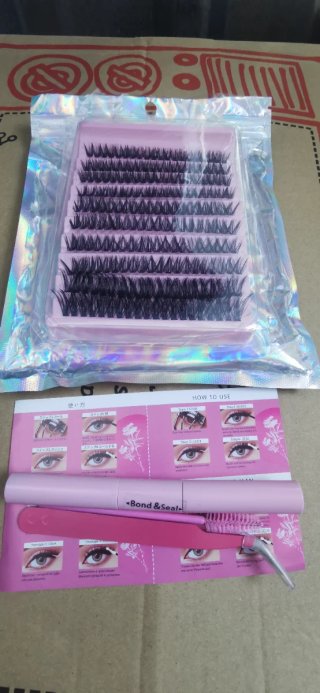 Pestañas Postizas 40D DIY 200 Clusters