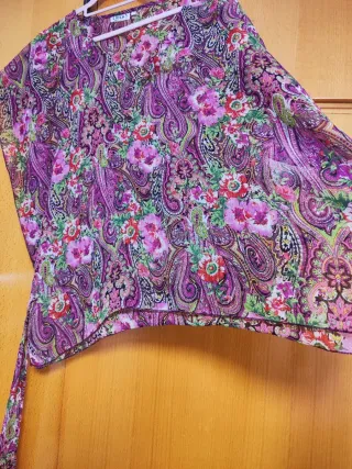 Camisa fresquita estampada talla única