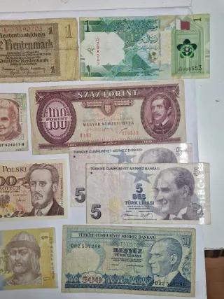 Lotes de Billetes Extranjeros Varios