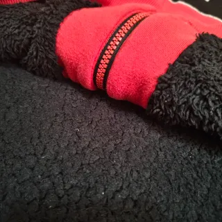 Sudadera con capucha DC Shoes - Rojo/Negro - Forro