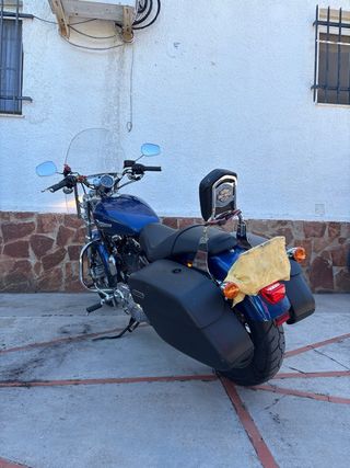 Harley-Davidson 1200 Custom 2015 Azul