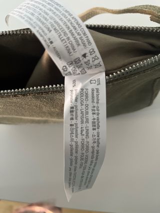 Bolso piel Stradivarius verde oliva sin estrenar