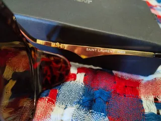 Gafas de sol Saint Laurent Tortoise/Oro