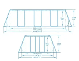 Piscina Bestway Power Steel 4.04m x 2.01m