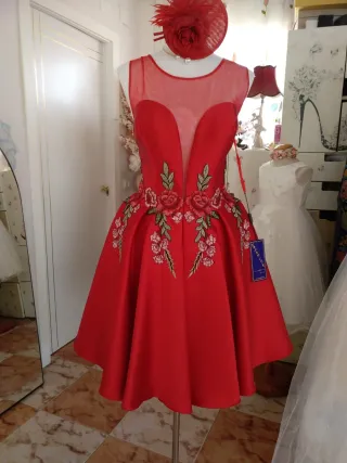 Vestido fiesta/evento alta costura