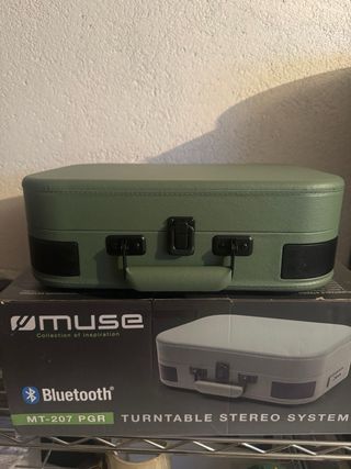 Tocadiscos Muse Bluetooth USB Retro Vintage