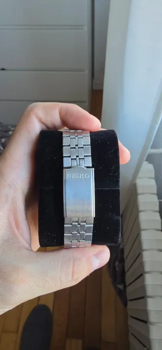 Reloj Seiko 5 Vintage Plata y Blanco