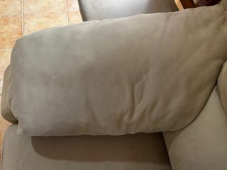 Sofá 3 plazas beige desmontable