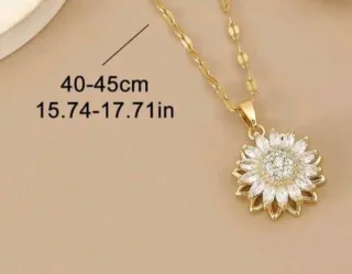 Colgante Flor con Circonitas sintéticas