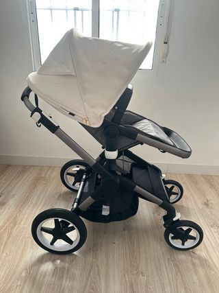 Carrito Bebé 2 en 1 Gris y Blanco Bugaboo Fox 3