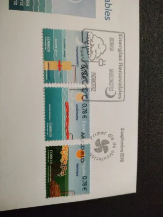 Sobre Primer Día de Circulación Energías Renovable