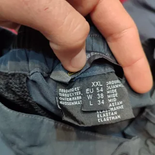 Pantaloni trekking Salewa neri grigi XXL D 521