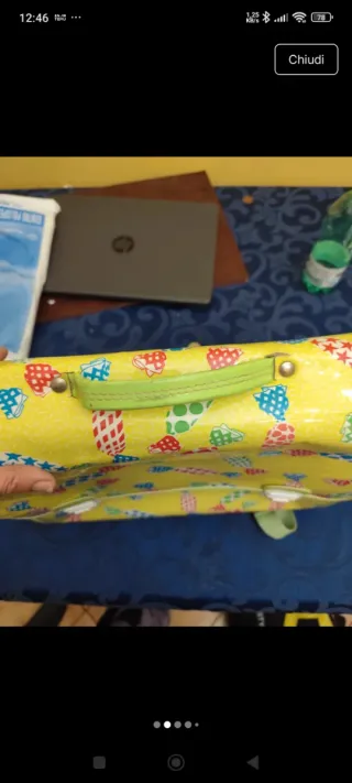 Borsa scuola bambina caramelle