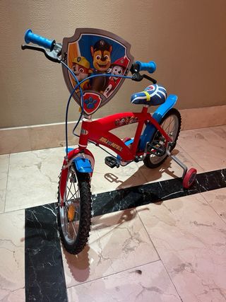 Bicicleta infantil 16 pulgadas Paw Patrol