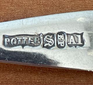 Spargizucchero vintage inglese Sheffield Silver pl