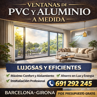 Ventanas PVC y Aluminio a Medida