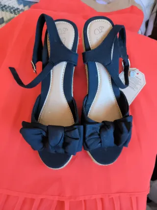 Sandalias Sfera Talla 39 Azul Nuevo