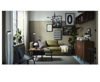 Sofá cama 2 plazas IKEA SNÖNABÄCK verde