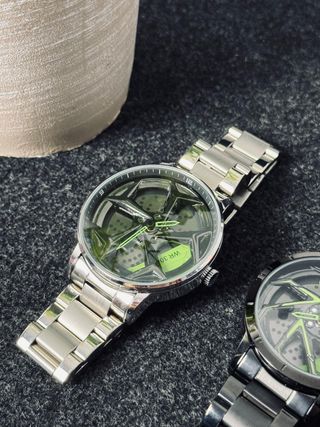 Pack 4 Relojes Deportivos Llanta Coche