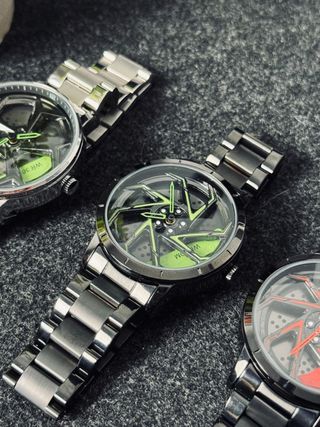 Pack 4 Relojes Deportivos Llanta Coche