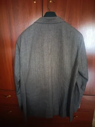 Chaqueta de traje hombre gris