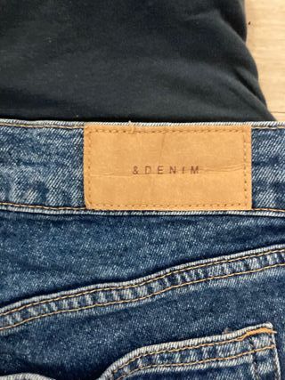 Jeans premamá azules