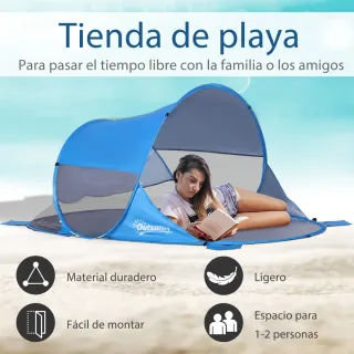 Carpa Playa Automática 1-2 Personas