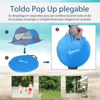 Carpa Playa Automática 1-2 Personas