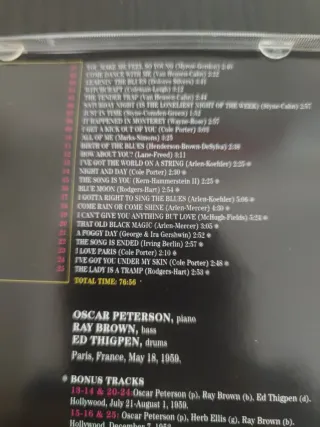 Oscar Peterson Trio - A Jazz Portrait of Frank Sin