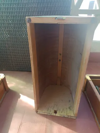 Tapa y 2 cajones máquina coser Alfa madera