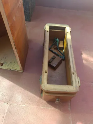 Tapa y 2 cajones máquina coser Alfa madera