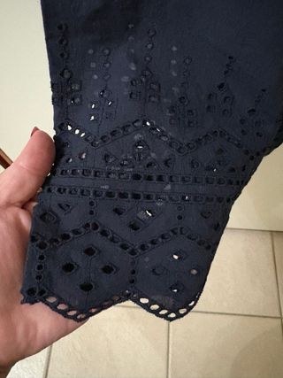 Blusa off-shoulder pizzo Sangallo Only taglia 36