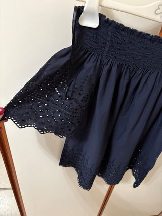 Blusa off-shoulder pizzo Sangallo Only taglia 36