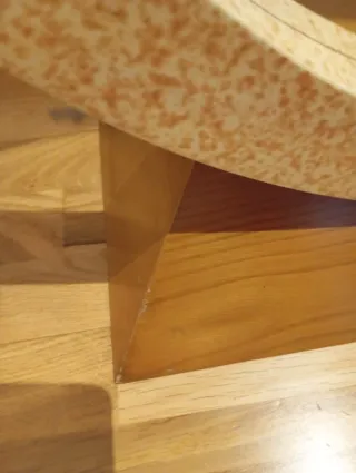 Mueble recibidor/TV cristal y madera