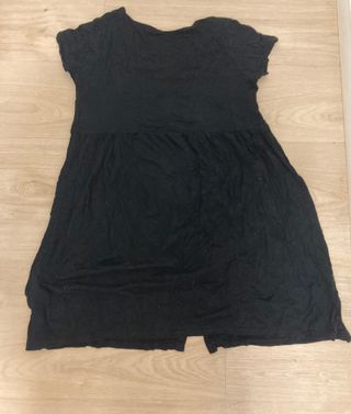 Vestido premamá Vertbaudet negro