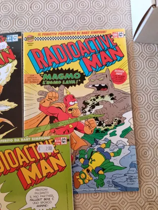 Fumetti Radioactive Man lotto 1