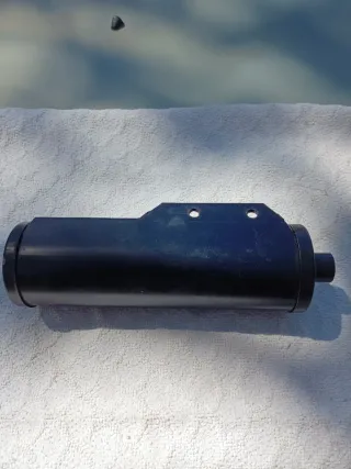 Silenciador Derbi Original Negro grabado e n reliv