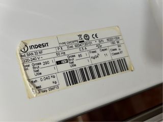Frigorífico Combi Indesit BAN 33 NF