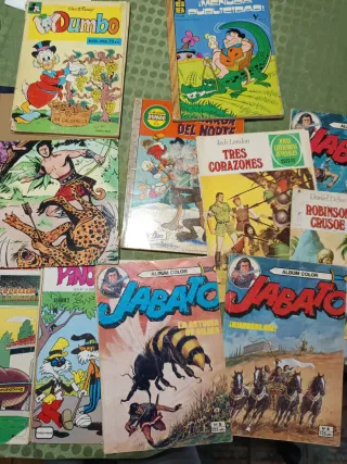 Lote comics y tebeos antiguos
