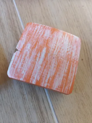 Tiradores de madera naranjas (21 uds)