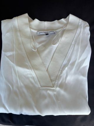 Camiseta Adolfo Domínguez Blanca Mujer