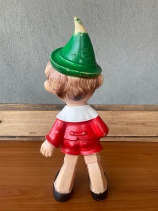 Pinocchio Pupazzo Ledra Plastica Vintage Anni 60
