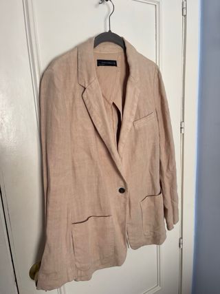 Chaqueta Zara Beige