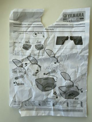 Manoplas Yamaha NMAX Negras