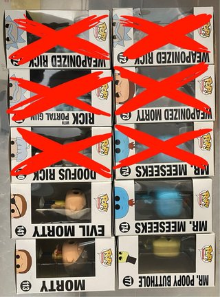 Funko Pop! Rick & Morty ¡¡LEER DESCRIPCIÓN!!