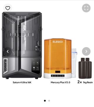 Impresora 3D Elegoo Saturn 4 ultra  16K+ Resina